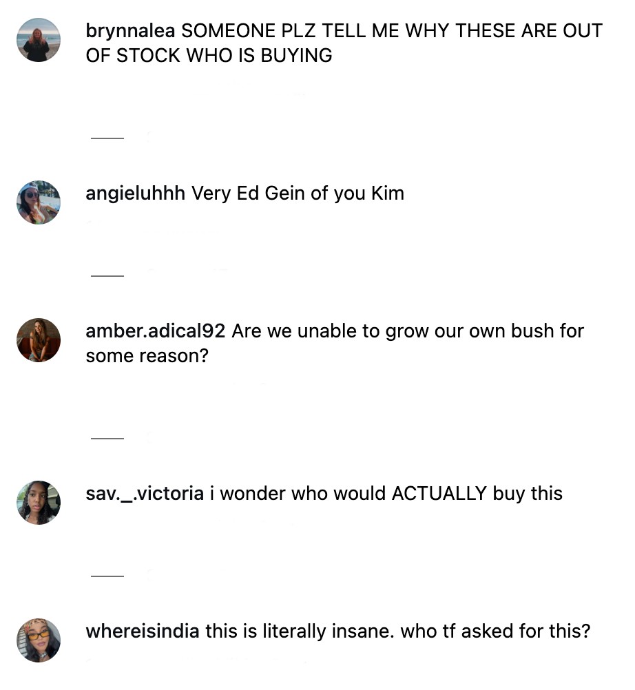 skims kim kardashian hår truser