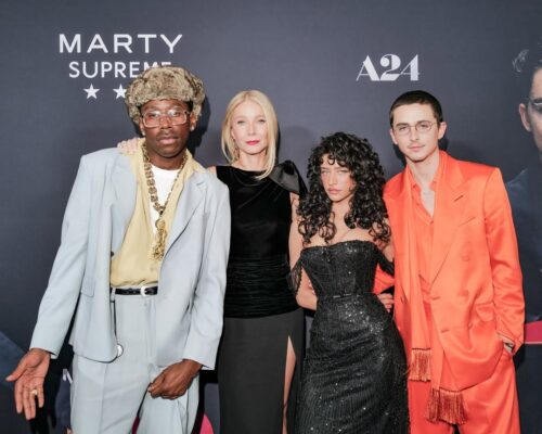 Marty Supreme Timothee Chalamet Marty Mauser Gwyneth Paltrow Tyler the Creator Odessa Azion Josh Safdie norge