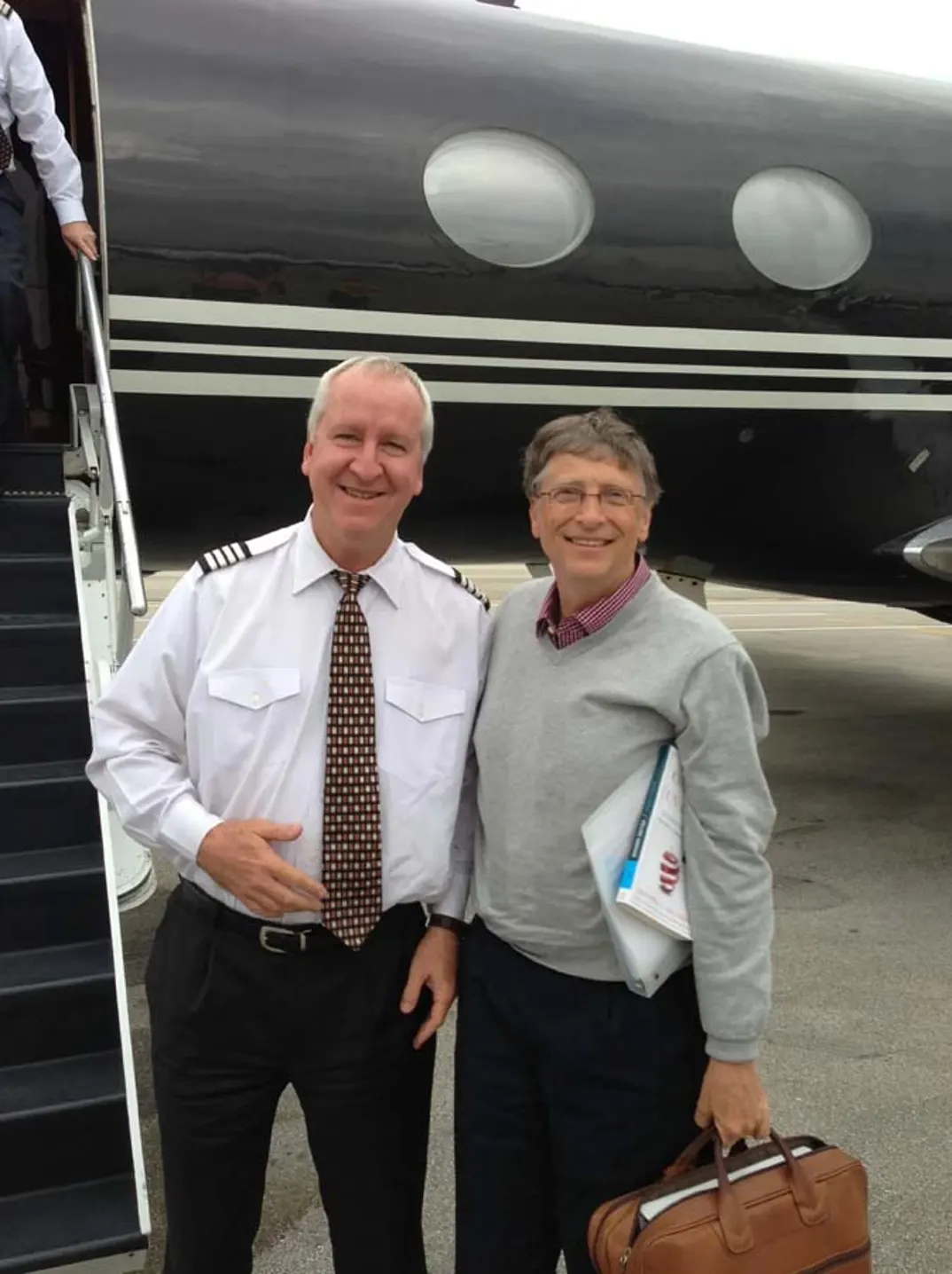 jeffrey epstein Bill Gates plane trump