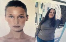 bella hadid ruby rossdale before after the beauty fx disney plus
