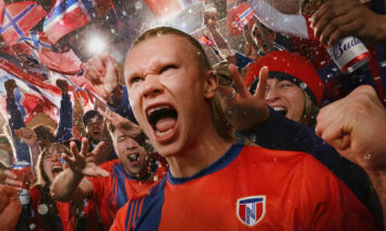 erling braut haaland budweiser ad norge