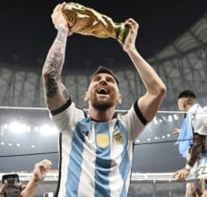 TB til da Messi og Argentina vant VM 2022. (Intstagram/leomessi)