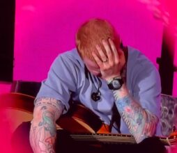 ed sheeran crying-philadelphia