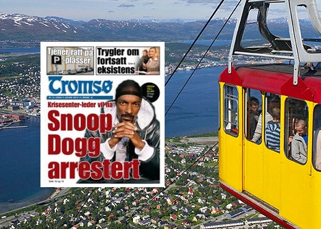 I JUNI FIKK SNOOP ADVARSEL AV NORSK POLITISJEF  (TROMSØ, VISITNORWAY.COM)