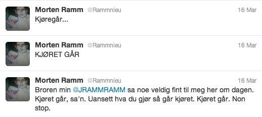 Morten Ramm via Twitter